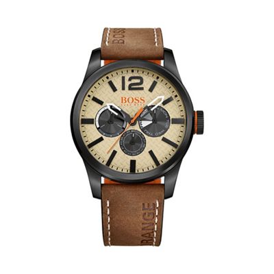Men's silver chronograph strap watch 1513237